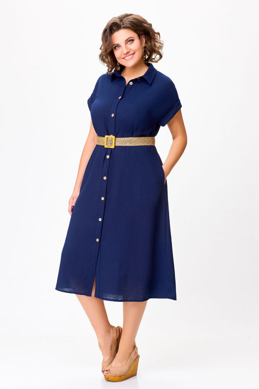 Платье Swallow 747.1 темно-синий фото 3