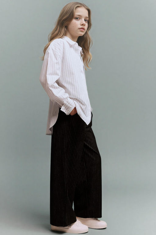 Wide Leg Pantolon K_z _ocuk - Defacto фото 2