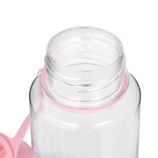 Бутылка для воды, 450 мл, 17.5×10.5 см, с ситечком, розовая