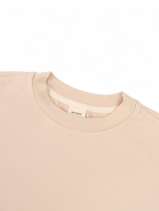Футболка женская MINAKU, over size (44-48), бежевая