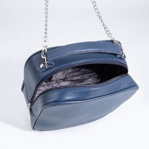 Сумка женская TEXTURA, саквояж, маленький размер, цвет синий  фото 7