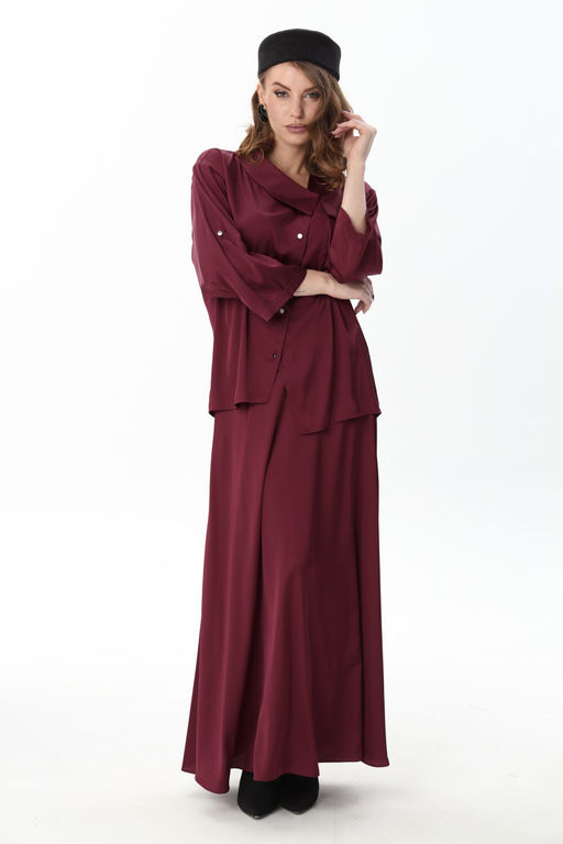 Костюм NIKVA н928-11 винный фото 4