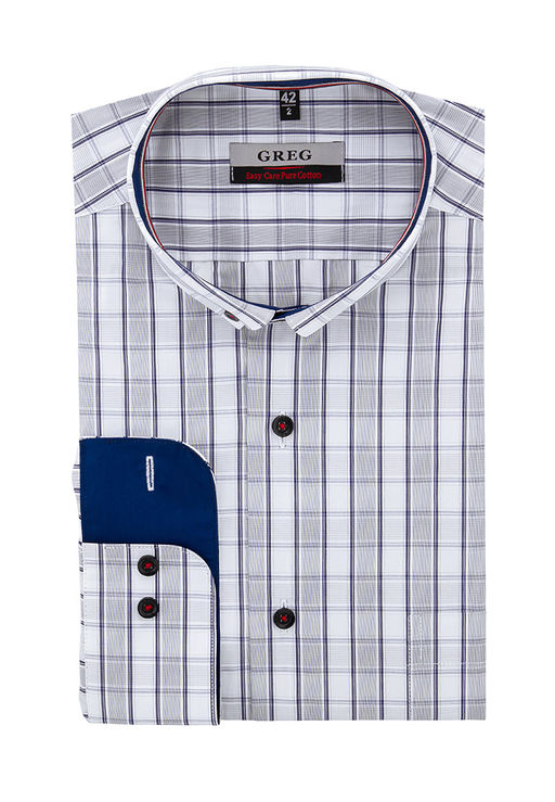 Сорочка мужская длинный рукав GREG 125/111/3472/Z/b/1  фото 4