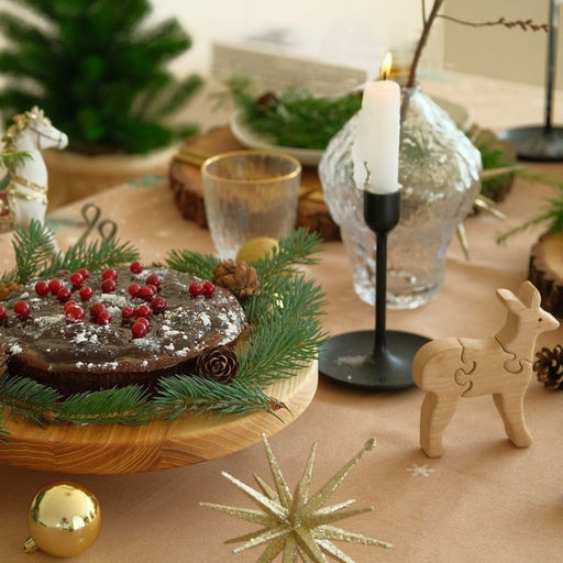Скатерть новогодняя «Этель» Fir branches 144×220 см с ГМВО, 100% хлопок, 190 г/м²