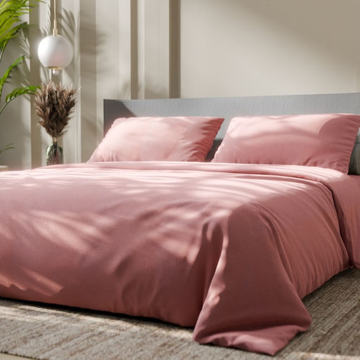 Постельное бельё Этель Дуэт Розовый нектар 143х215-2 шт, 220х240, 50х70-2 шт, 100% хлопок, бязь125г/м2  фото 7
