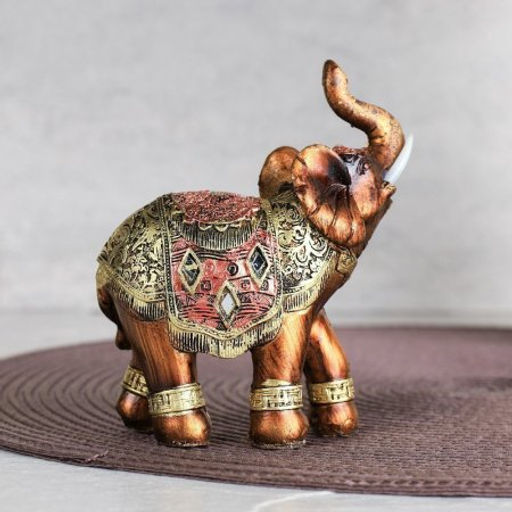 Цена за 2 шт. Статуэтка Слон 10х5х12см / 7121 /уп 2/96/ - Галеонтрейд фото 5