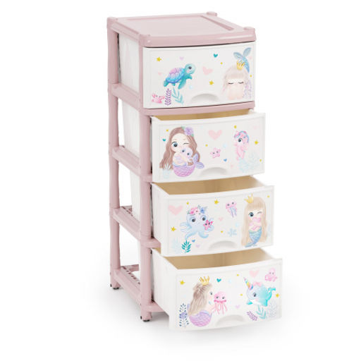 Комод 4-х секционный детский (для девочек) М1240,,