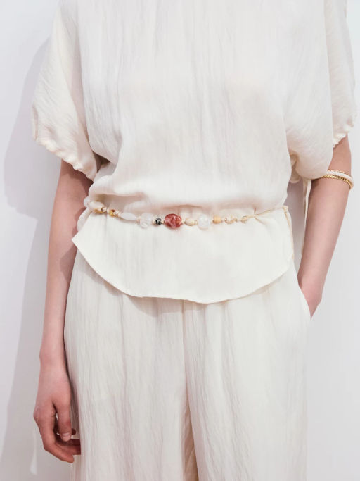 Ремень-шнурок с камнями ZR2605061403-99 / Zarina