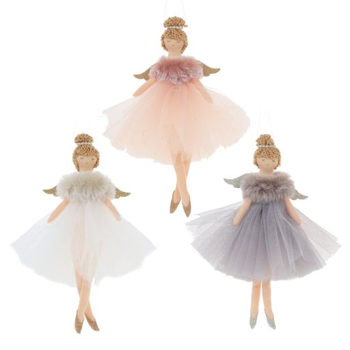 Изделие декоративное подвесное "Девочка", L9 W3 H24 см, 3в.