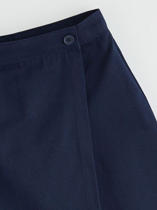 Basic Gabardin K?z ?ocuk ?ort Etek