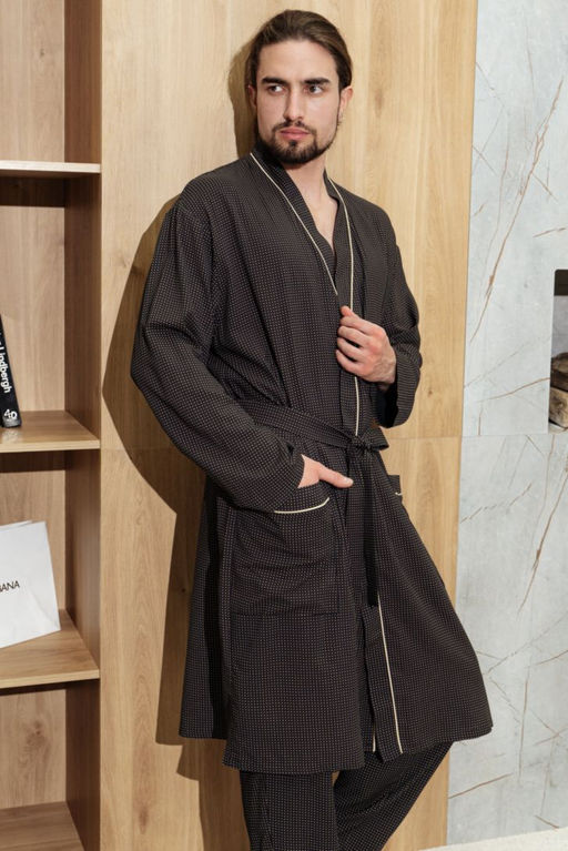 ХАЛАТ МУЖСКОЙ арт. 4715M-75095.1H-091 - Almando melado фото 7