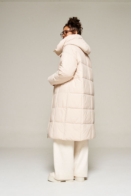 Пальто Beautiful Free 8016 молочный