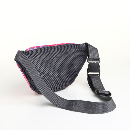 Сумка поясная, детская, на молнии, малиновая