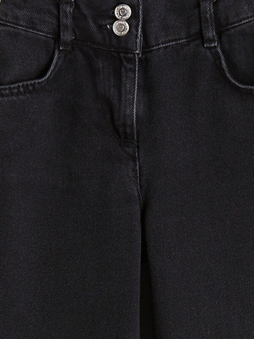 Beli Ayarlanabilir Lastikli K?z ?ocuk Jean Pantolon