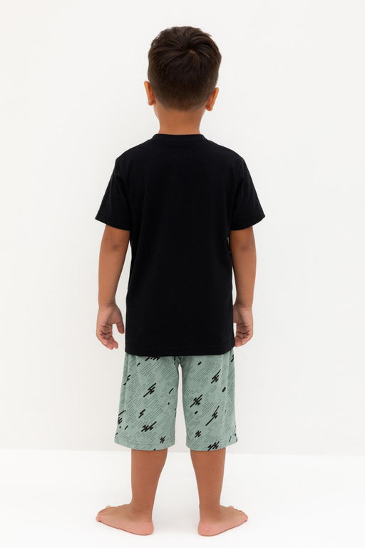 К 1528/черный,эвкалипт быстрее ветра пижама для мал