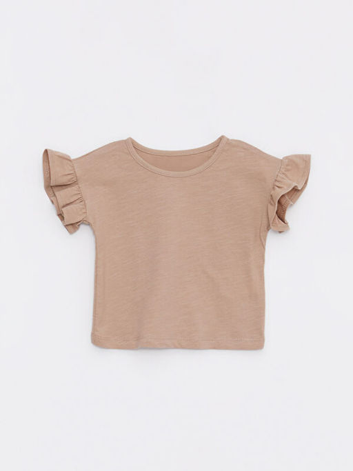 Bisiklet Yaka K?sa Kol Pamuklu K?z Bebek Ti??rt 2li - Waikiki фото 2