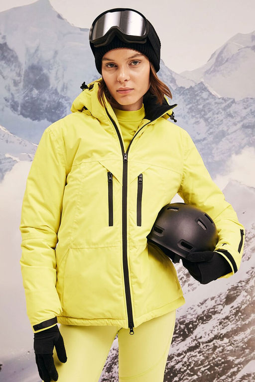 Водоотталкивающее водонепроницаемое пальто стандартной посадки с капюшоном DeFactoFit  фото 19