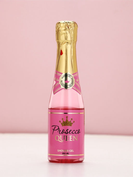 Подарочный набор Prosecco, гель для душа и бокал для шампанского, Чистое Счастье