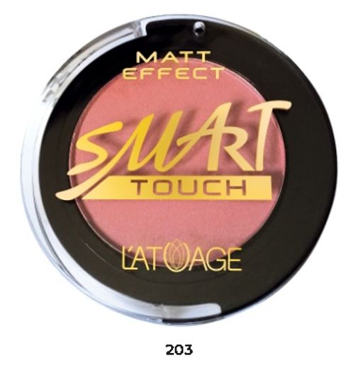 Latuage Румяна компактные SMART TOUCH №203 розово-лососевый