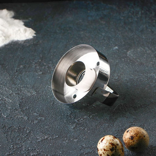 Форма для пончиков Доляна «Классика», 7.5×7.5×6 см, серебристая