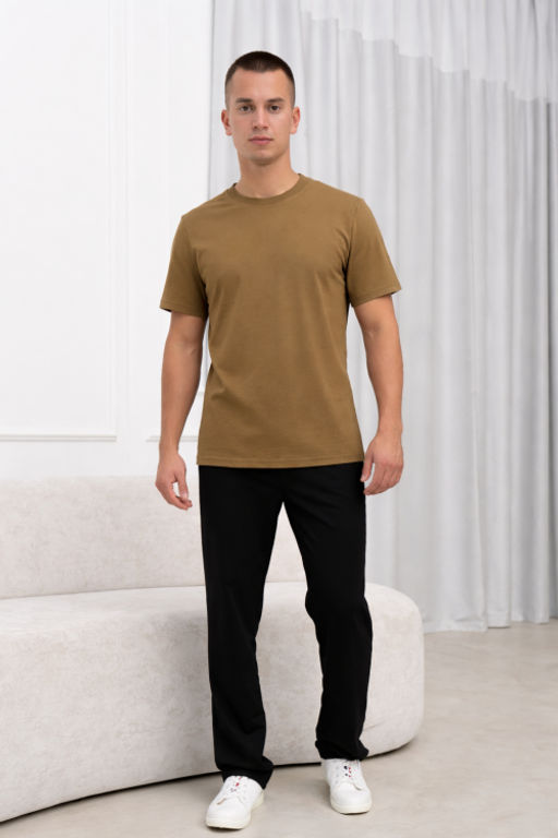 Футболка муж.арт.1240-1,коричневая - Binita фото 13