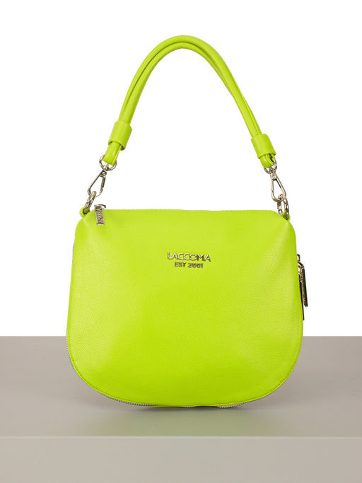 LACCOMA сумка Анжелика-Л815-лайм эко кожа хлопок  фото 3