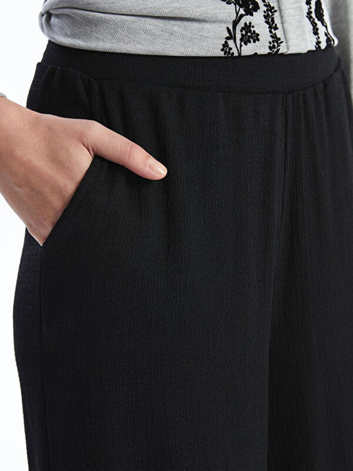 Kad?n Beli Lastikli D?z Pantolon Etek - Waikiki фото 6