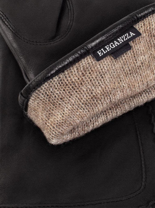 Перчатки женские ш+каш. HP09301-sh black - Eleganzza фото 2