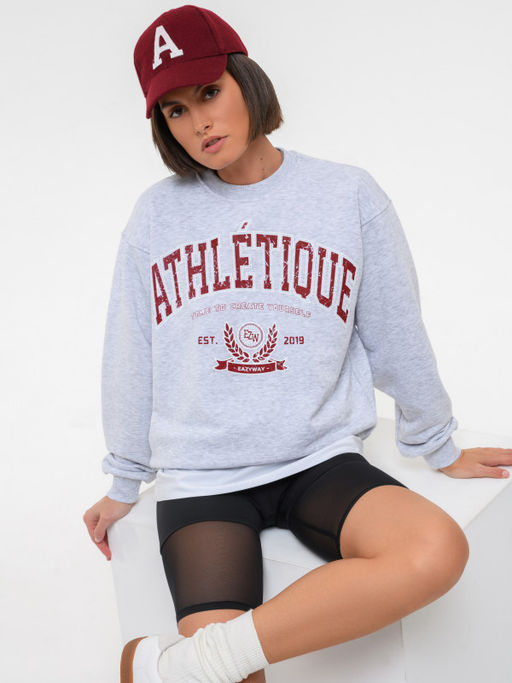 Свитшот ATHLTIQUE свободного силуэта