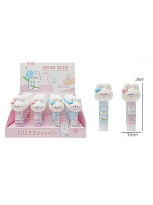 Клей канцелярский "Funny bunny", mix (9 г), шоу-бокс 24 шт