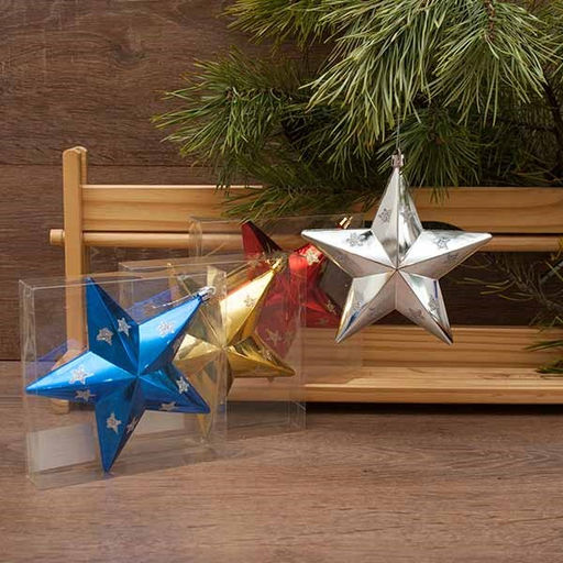 Подвеска новогодняя 14см "Звезда" (15ADC1-C105)