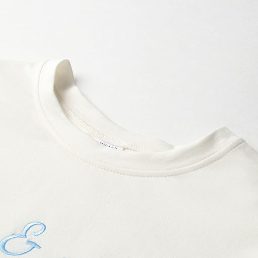 Костюм женский: футболка, шорты, MINAKU: SPORTY & STYLISH, экрю, размер 46