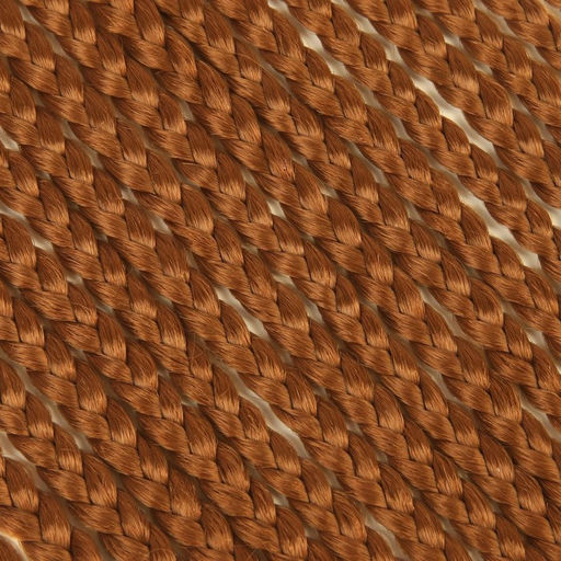 Косы для афрорезинок, 60 см, 15 прядей (CE), цвет светло-рыжий(#27) - Queen fair фото 2