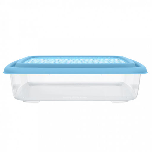 Контейнер для продуктов Гурман 1,8л, 26,6х19,8х5,2см, полипропилен, подходит для СВЧ и заморозки (Россия) - Домашняя мода фото 3