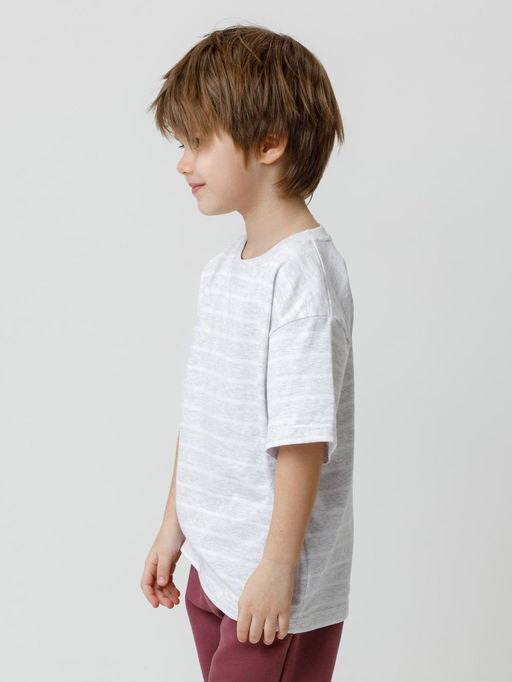 Футболка Crockid КР 302912 для мальчика из хлопка комбинированная  фото 3