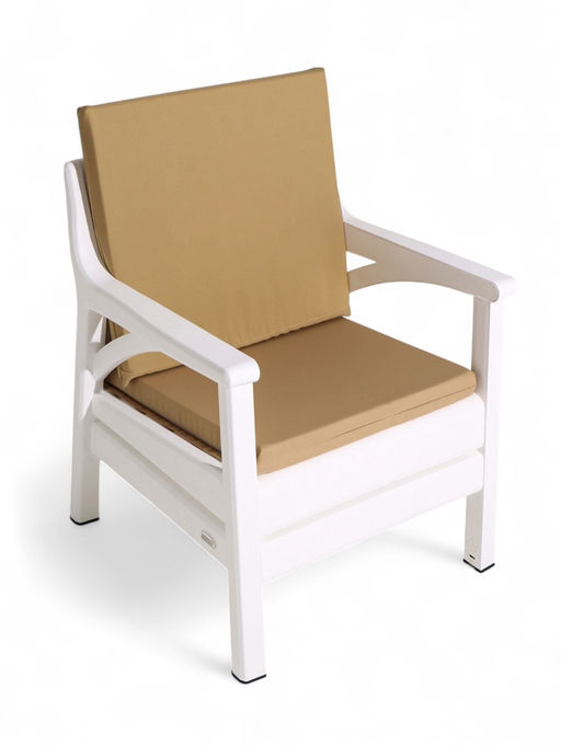 Набор садовой мебели «Евпатория»: 2 кресла, стол, двухместный диван, белый