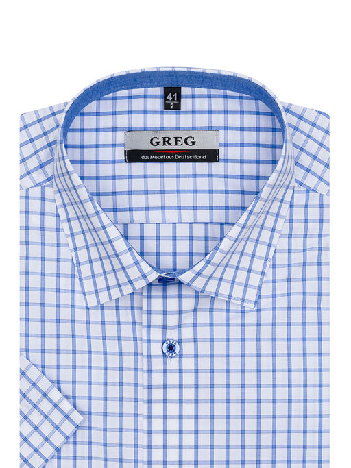 Сорочка мужская короткий рукав GREG 125/109/3031/1  фото 2