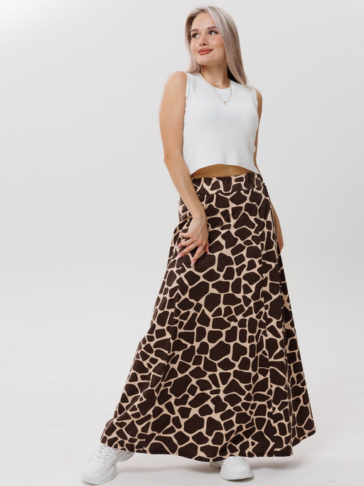 Юбка женская Ю-15 (кулирка) Чёрная - Elenatex фото 3