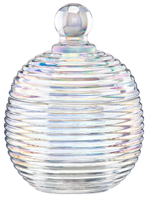 Горшочек д/меда 150 мл 8,2*8,2*11 см "Каскад" перламутровый