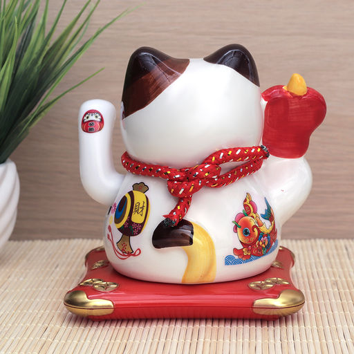 Фигурка Кот манэки-нэко 12х12х13,5 см / 0611-0616 /уп 36/на солнечной батарее - ГалеонТрейд фото 26