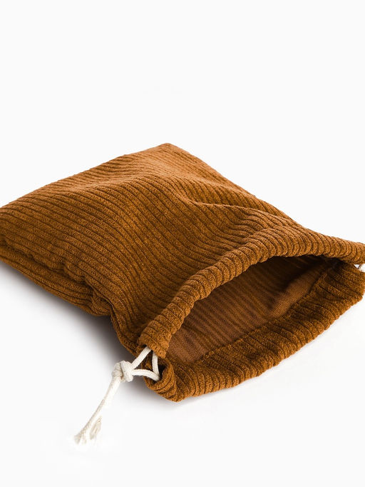 Косметичка - мешок с завязками, цвет коричневый - Simaland фото 3