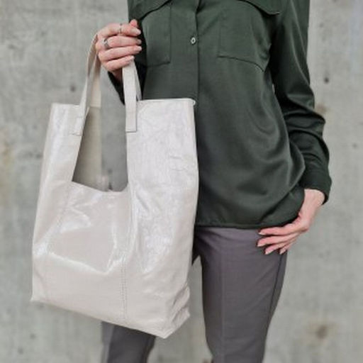 Женская мягкая кожаная сумка шоппер 0054-14 - Cidirro фото 4