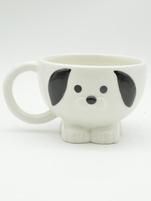Кружка керамическая Puppy ears, white