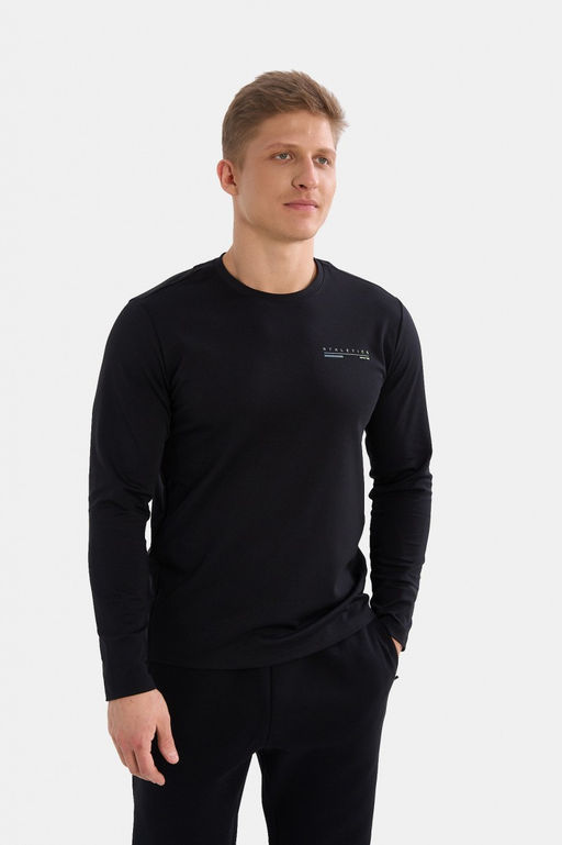 Лонгслив Черный ANTA TRN LS Tee  фото 2