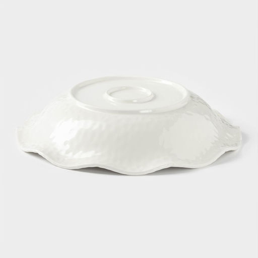 Тарелка обеденная Воздушность, 1.1 л, d=28 см, керамика, белая - Simaland фото 3