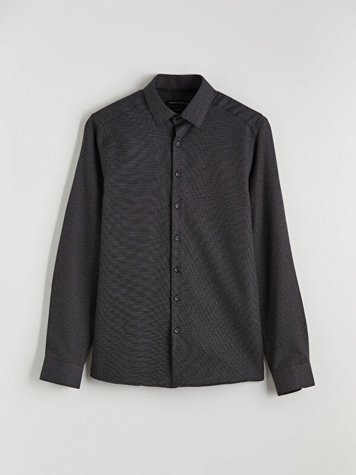 Slim Fit Desenli Arm?rl? Erkek G?mlek