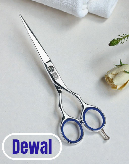 Dewal Парикмахерские ножницы прямые / Profy Step 2433/5.5, синий  фото 3