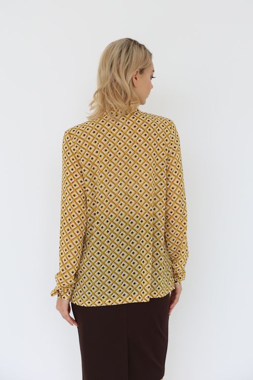 Блузка с галстуком-бантом - Looklikecat фото 3