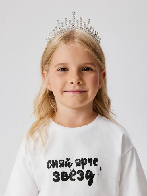 ACOOLA / Футболка детская для девочек Bagdad белый  фото 6