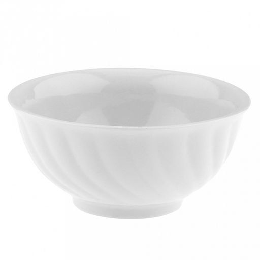 Салатник фарфоровый "Алый мак" 400мл, д13см, h6см, форма "Голубая роза" (Россия)